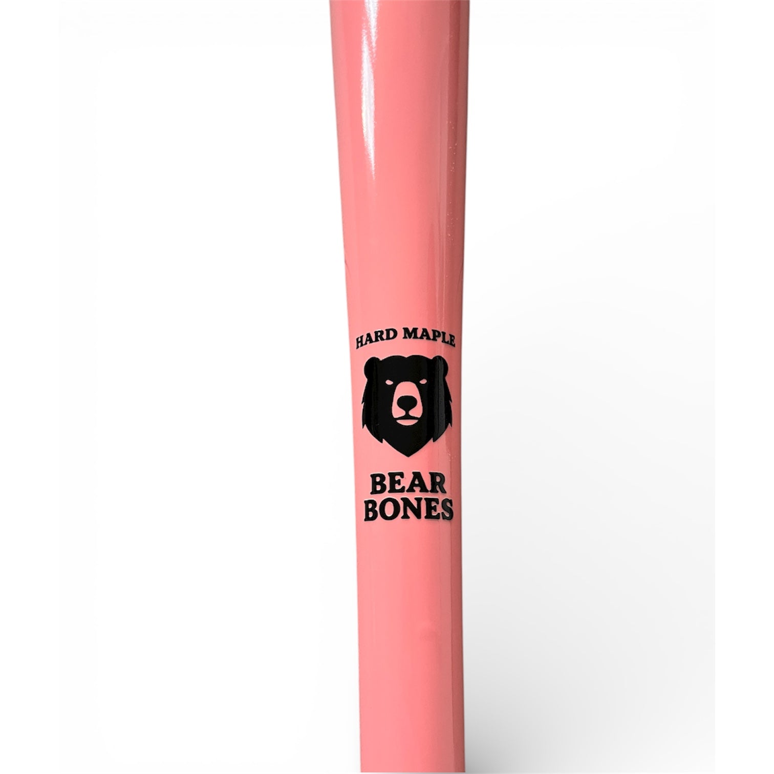 Hard Maple Wood Baseball Bat - Pink - Bear Bones Bats