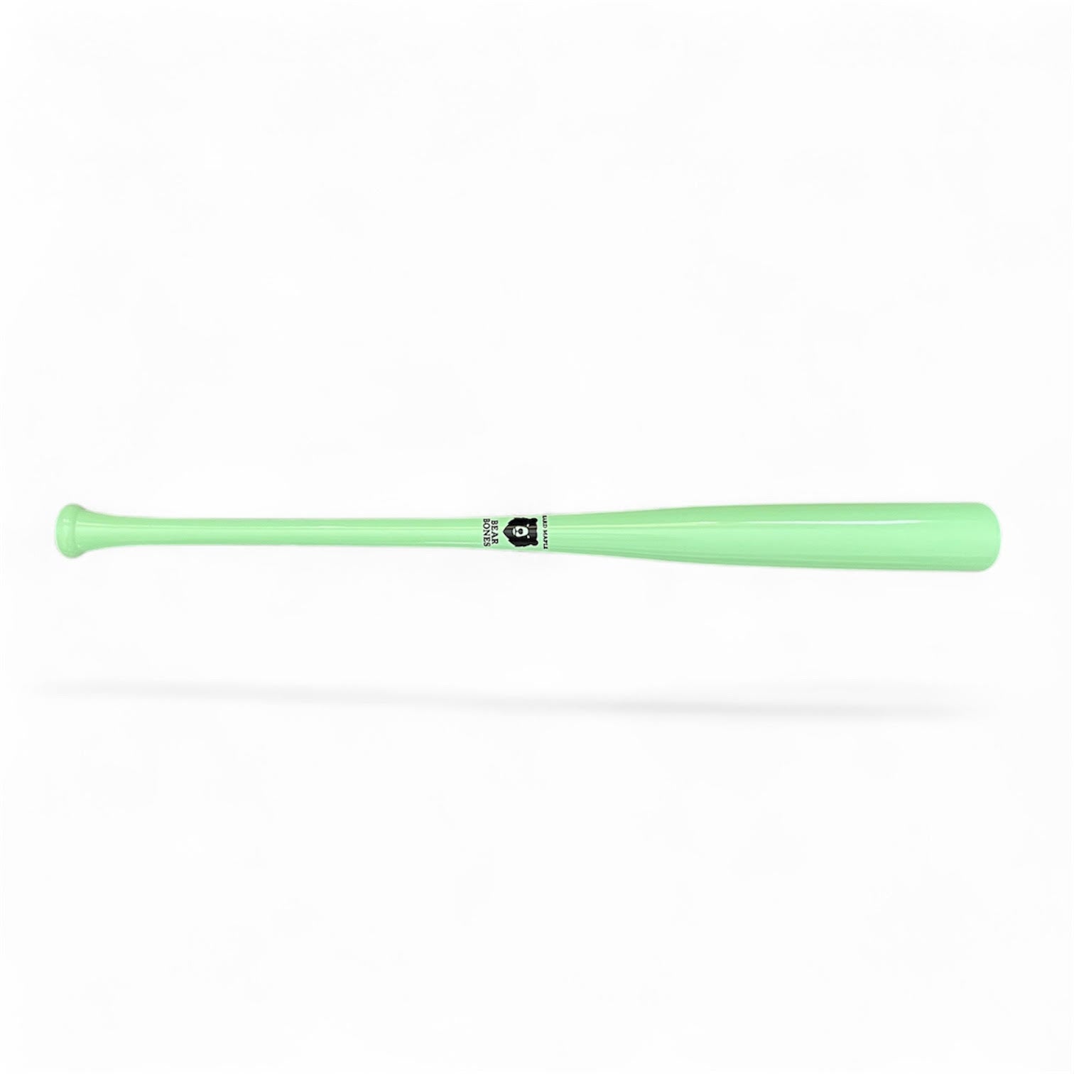Premium Maple Wood Baseball Bat - Mint Green - Bear Bones Bats